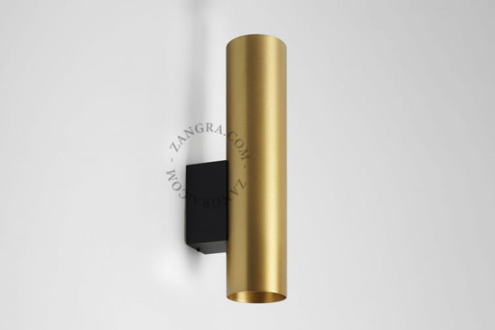 Kinkiet ADA LED góra/dół - Zangra - złoty, czarny