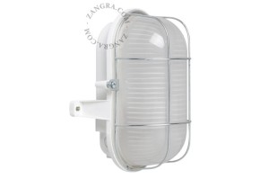 Kinkiet zewnętrzny BULKHEAD opal - Zangra