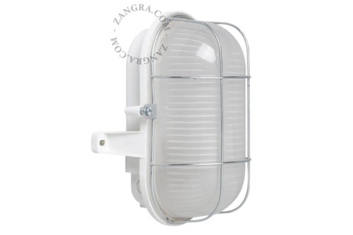 Kinkiet zewnętrzny BULKHEAD opal - Zangra