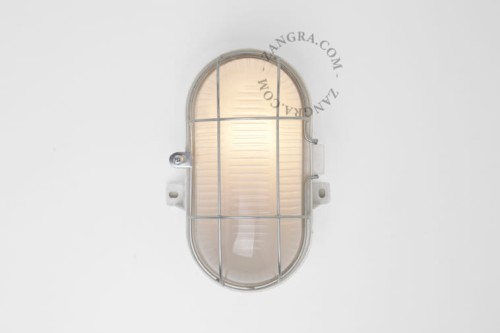 Kinkiet zewnętrzny BULKHEAD opal - Zangra