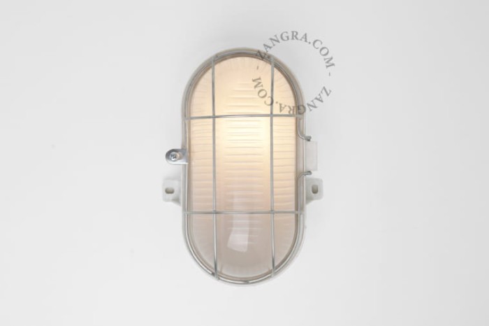 Kinkiet zewnętrzny BULKHEAD opal - Zangra