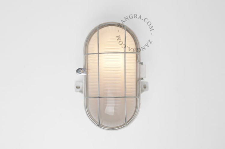 Kinkiet zewnętrzny BULKHEAD opal - Zangra
