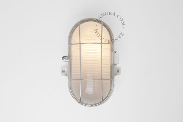 Kinkiet zewnętrzny BULKHEAD opal - Zangra