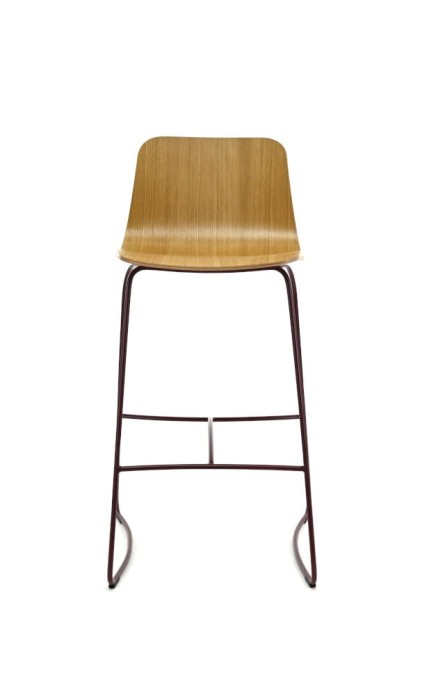 Stołek barowy HIPS BSTM-1802 buk/metal -Fameg - kolor do wyboru