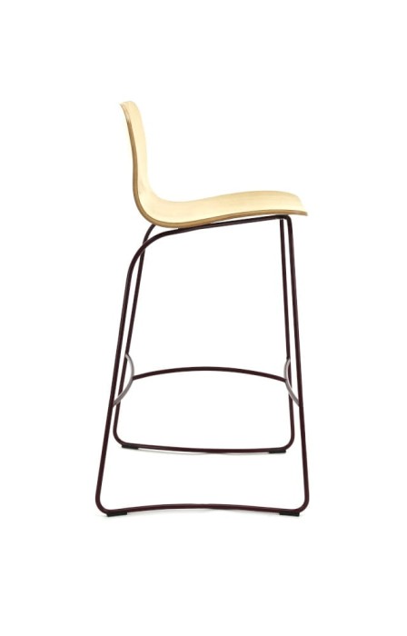 Stołek barowy HIPS BSTM-1802 buk/metal -Fameg - kolor do wyboru