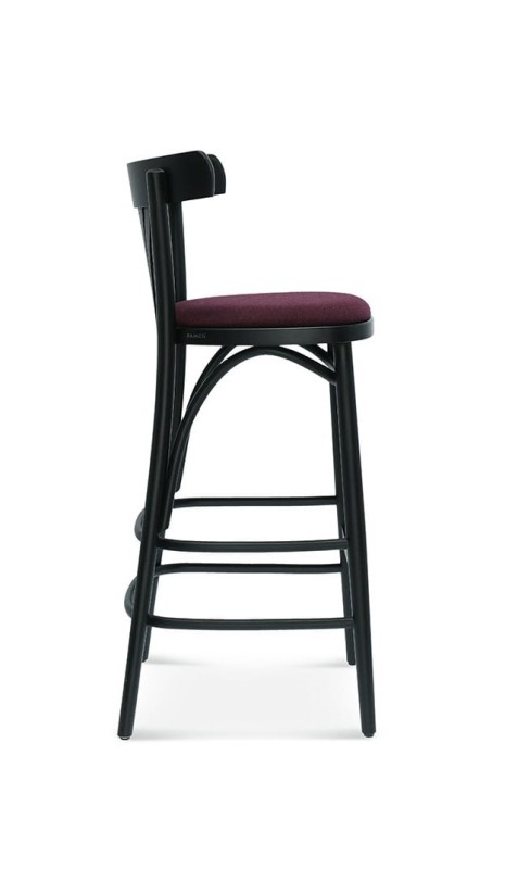 Stołek barowy FAN BST-788 - Fameg- tapicerowany
