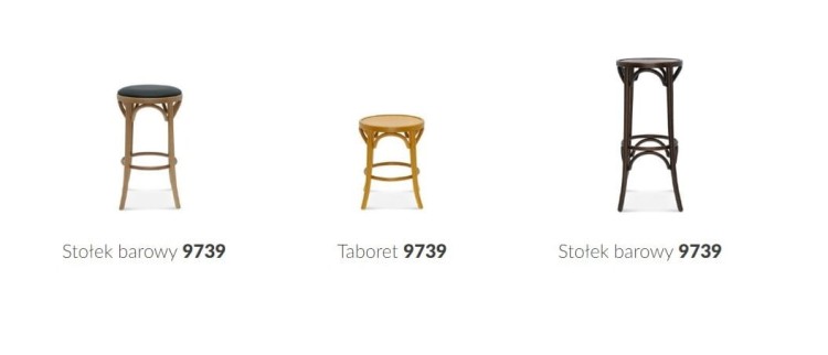 Taboret T-9739/46 , kolor do wyboru - Fameg
