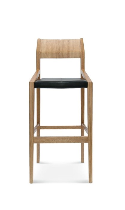 Stołek barowy ARCOS BST-1403, buk, tapicerowany - Fameg