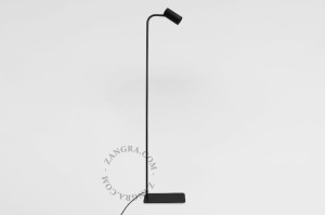 Lampa podłogowa ACHILLE czarna - Zangra