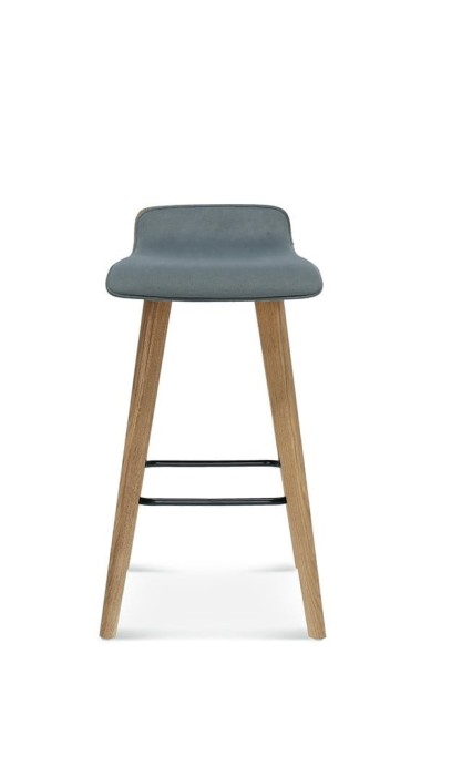 Stołek barowy CLEO BST-1605, buk, tapicerka przód - Fameg