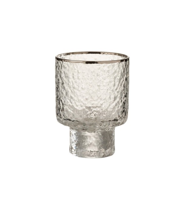 Kieliszek do likieru IRREG, srebrny - Jolipa
