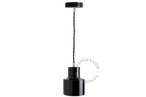 Lampa wisząca ADELINE, czarna - Zangra