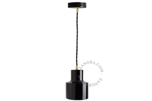 Lampa wisząca ADELINE, czarna - Zangra
