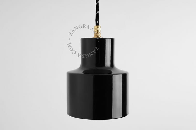 Lampa wisząca ADELINE, czarna - Zangra