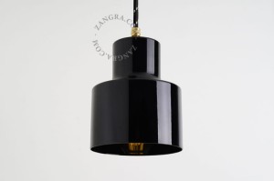 Lampa wisząca ADELINE, czarna - Zangra