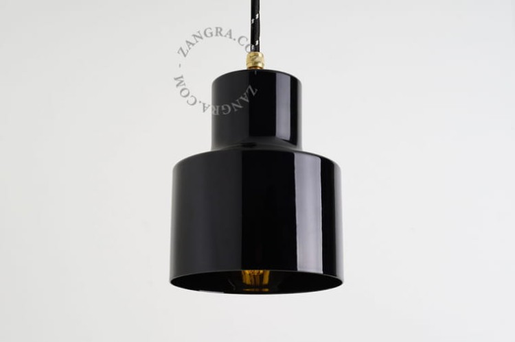 Lampa wisząca ADELINE, czarna - Zangra
