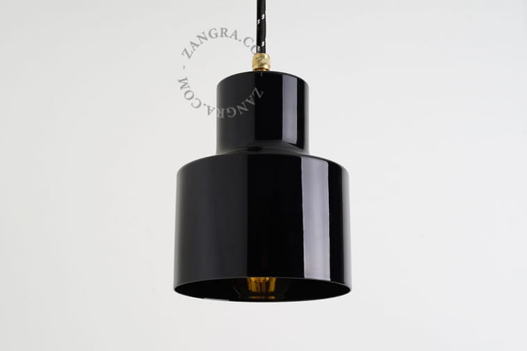 Lampa wisząca ADELINE, czarna - Zangra
