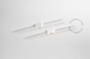 Lampa STICK biała porcelana, szkło 50 - Zangra