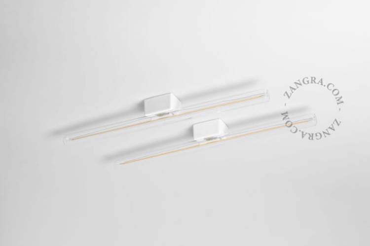 Lampa STICK biała porcelana, szkło 50 - Zangra
