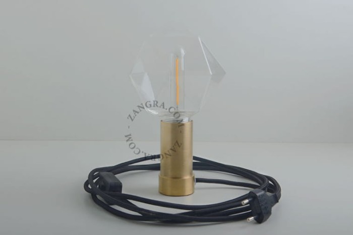 Mosiężna lampa stołowa 030 - Zangra