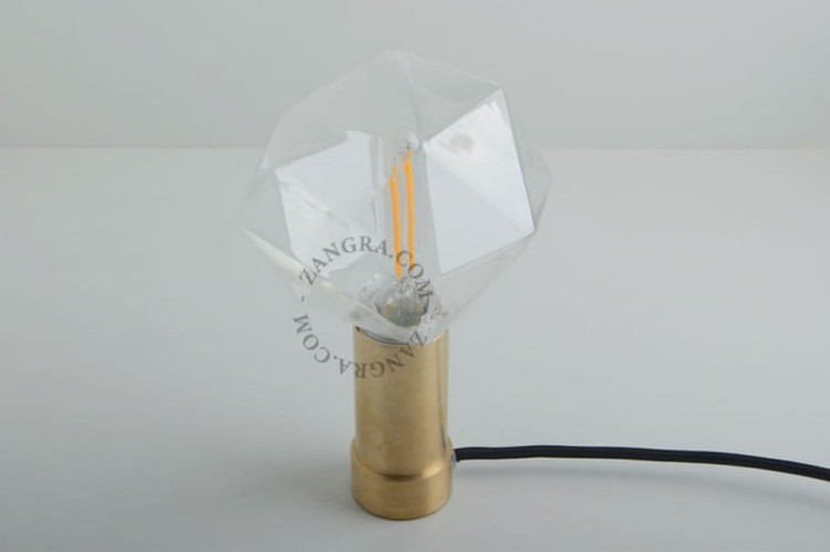 Mosiężna lampa stołowa 030 - Zangra