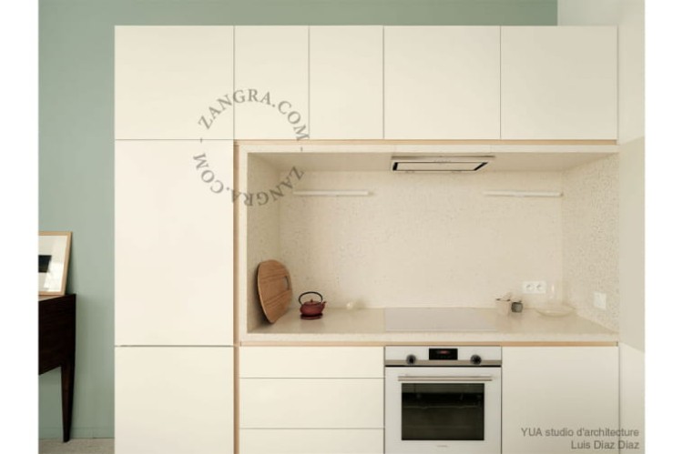 Lampa STICK biała porcelana, opal 50 - Zangra
