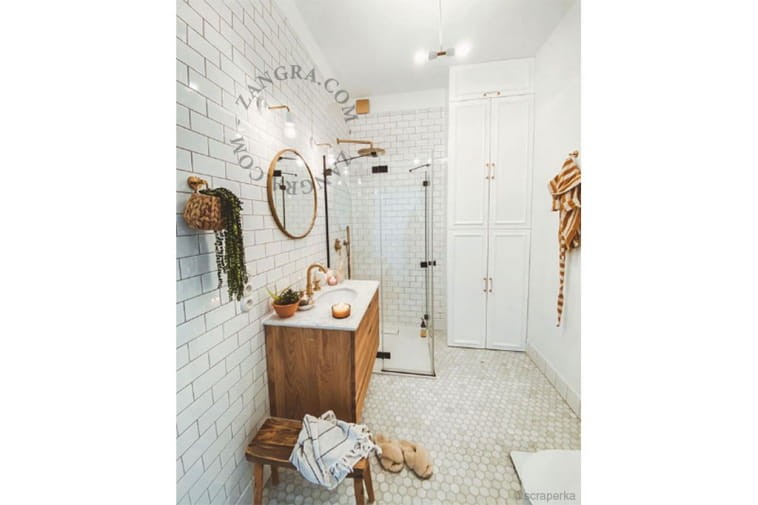Kinkiet LOFT 039 porcelanowy biały - Zangra