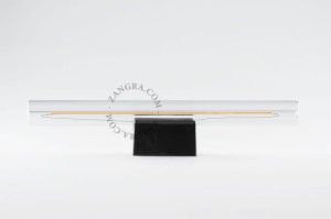 Lampa STICK czarna porcelana, szkło 30 - Zangra