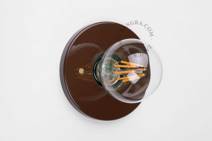 Spot wpuszczany Adele - brązowy - Zangra