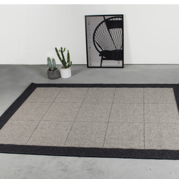 Dywan CASABLANCA ciemnoszary 133 x 195 cm