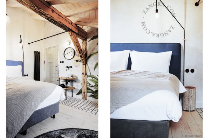 Lampa ścienna APPLI obrotowa, czarna - Zangra