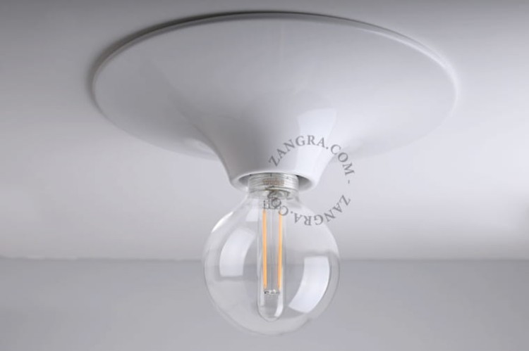 Lampa sufitowa PITA GO, biała - Zangra