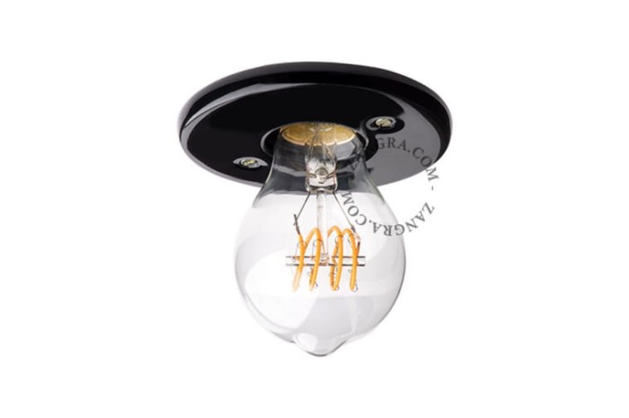 Oprawka czarna PURE PORCELAIN - Zangra