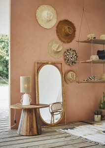 Okrągły drewniany stolik kawowy - Madam Stoltz