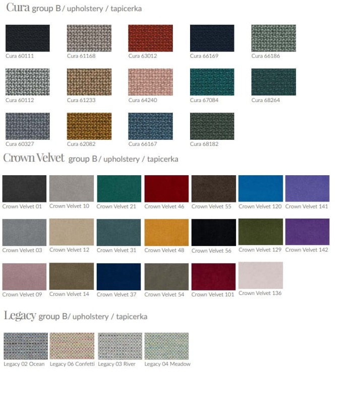 Krzesło ARCOS A-1403 dąb tapicerowane - Fameg