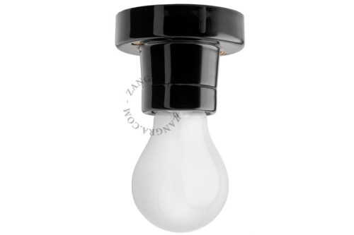 Oprawa porcelanowa 002 czarna - Zangra