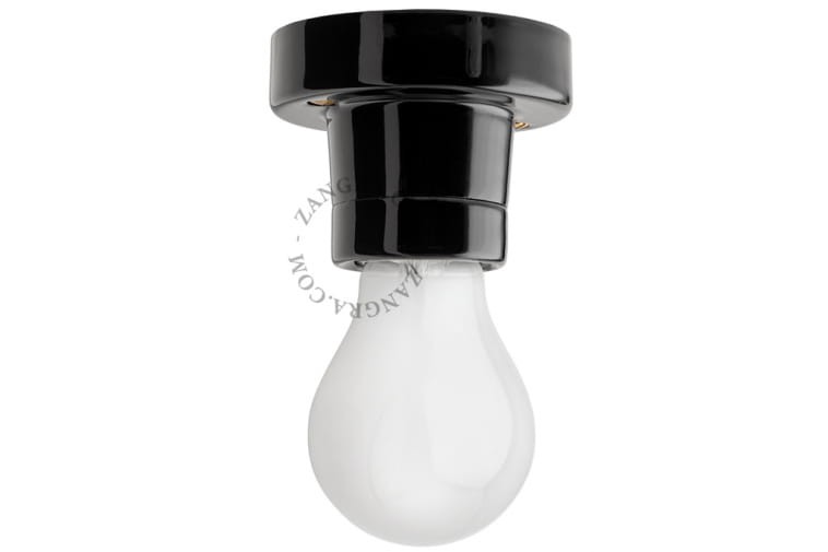 Oprawa porcelanowa 002 czarna - Zangra