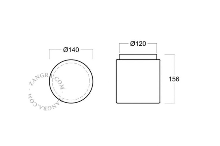 Ręcznie wykonana lampa 121 SMALL - Zangra