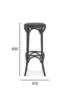 Stołek barowy BST-9739/80 - nietapicerowany - Fameg