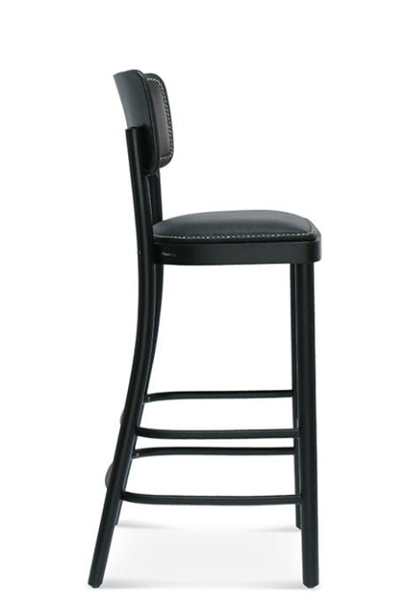 Stołek barowy NOVO BST-9610/6 tapicerowane+pinezki - Fameg