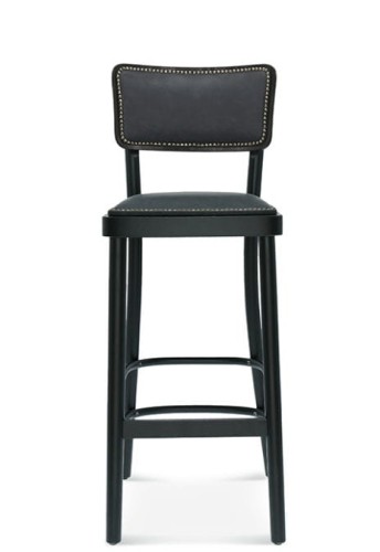 Stołek barowy NOVO BST-9610/6 tapicerowane+pinezki - Fameg