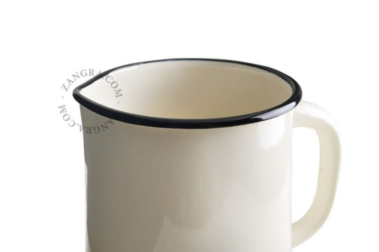 Dzban emaliowany 2,5 l , kość słoniowa - Zangra