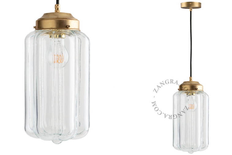 Lampa wisząca mosiężna 128.L.003 - Zangra