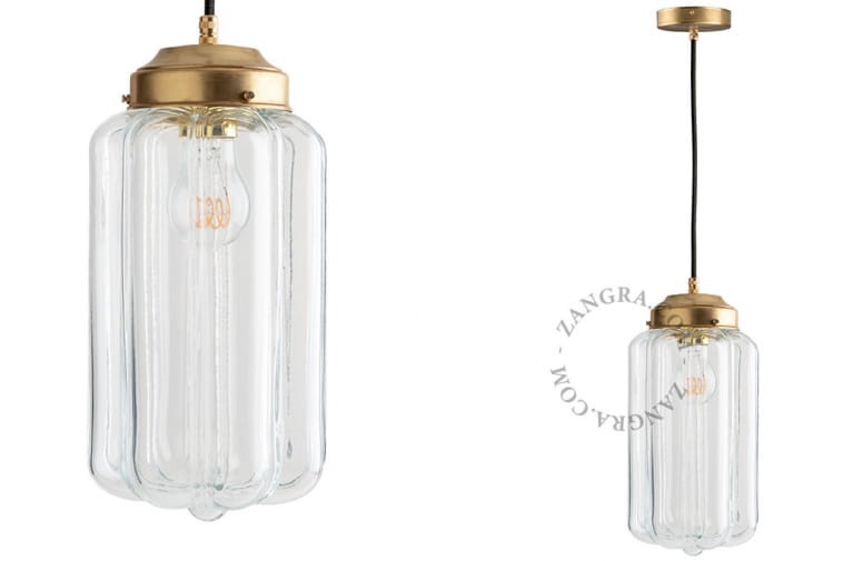 Lampa wisząca mosiężna 128.L.003 - Zangra