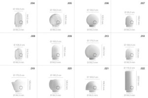 Lampa porcelanowa biała 036.029 - Zangra