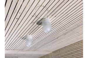Lampa biała porcelana, szklany klosz 010.bis - Zangra