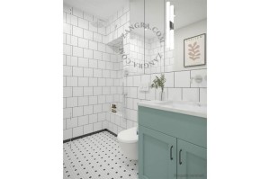 Lampa STICK czarna porcelana, opal 50 - Zangra