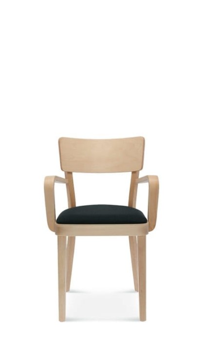 Fotel SOLID B-9449, dąb - Fameg - Tap. siedzisko