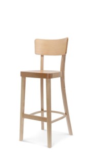 Krzesło barowe SOLID BST-9449, dąb - Fameg