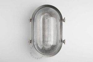 Zewnętrzna lampa morska BART z niklowanego mosiądzu - Zangra